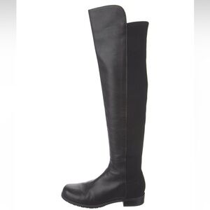 Stuart Weitzman black leather over the knee boots
